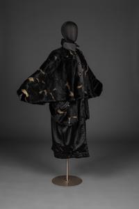 Issey Miyake Faux Fur Padded Coat with Interior Vest, 1980s