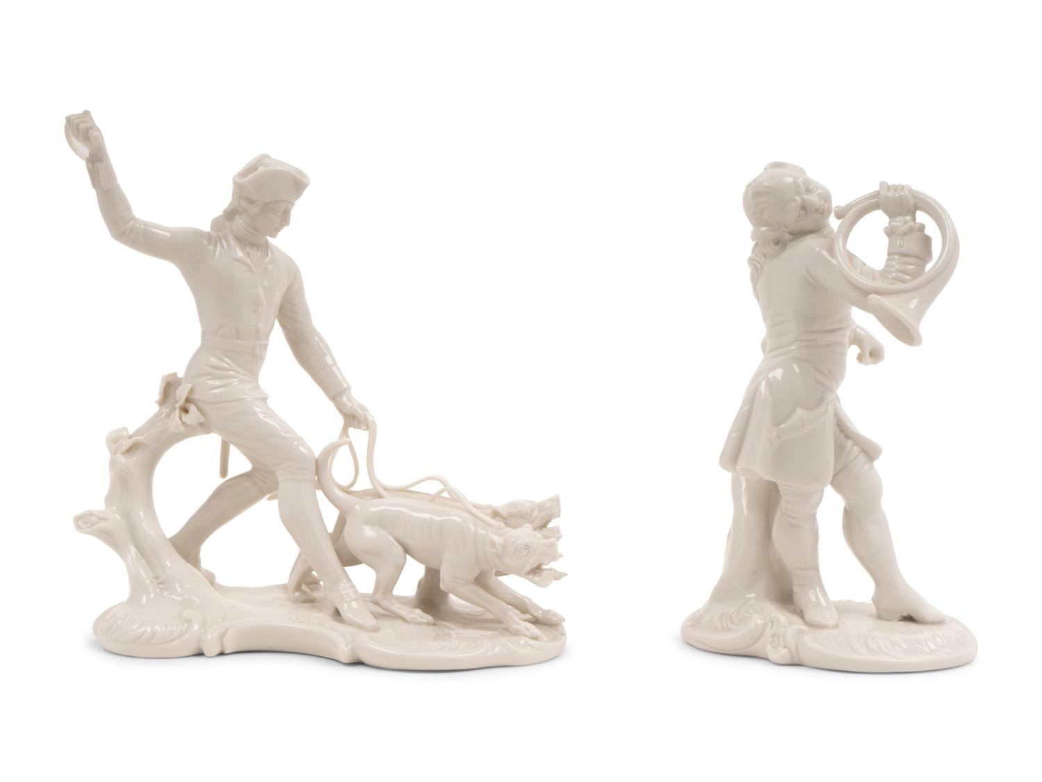 Two Nymphenburg Porcelain Figural Groups