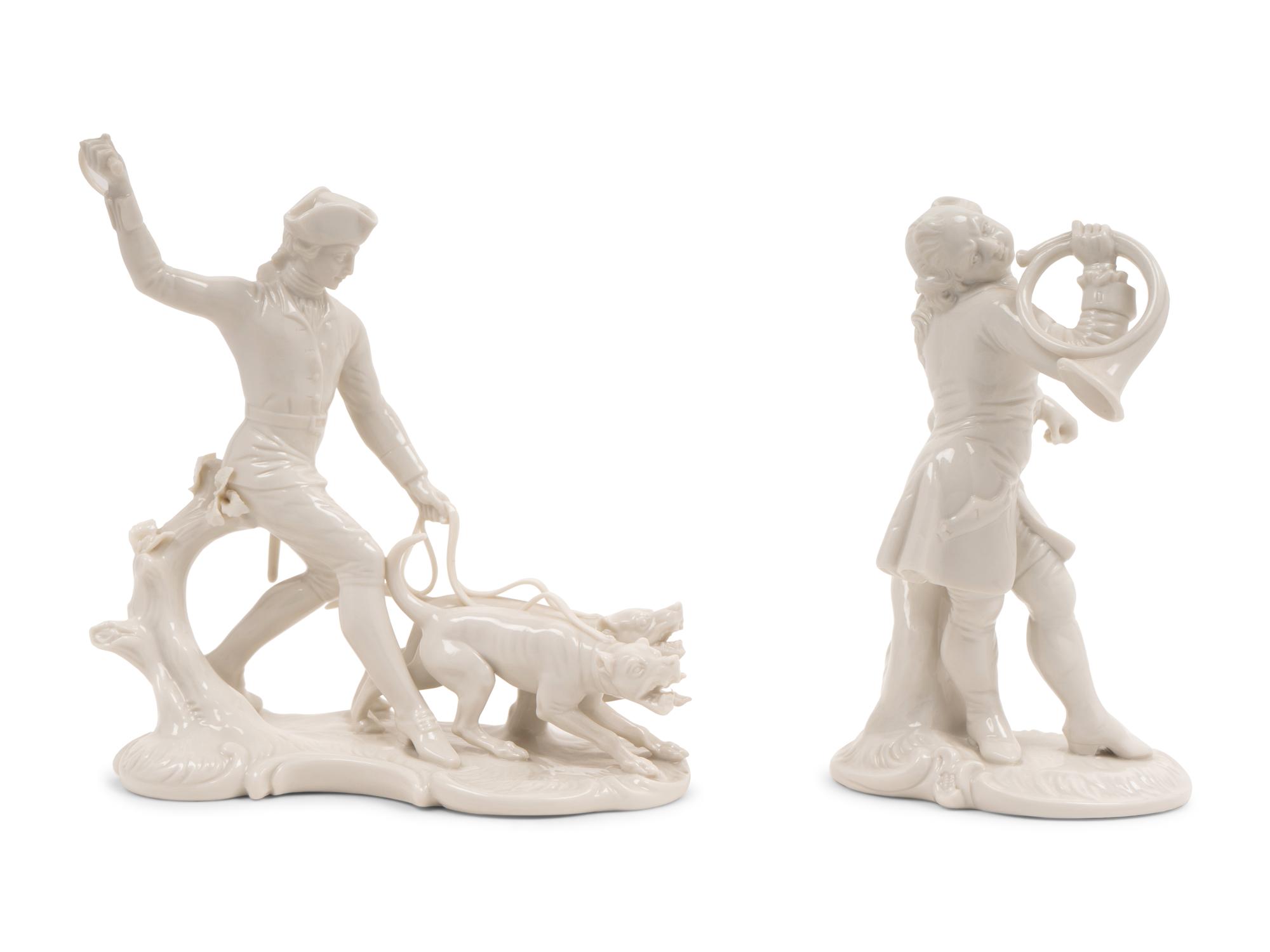 Two Nymphenburg Porcelain Figural Groups