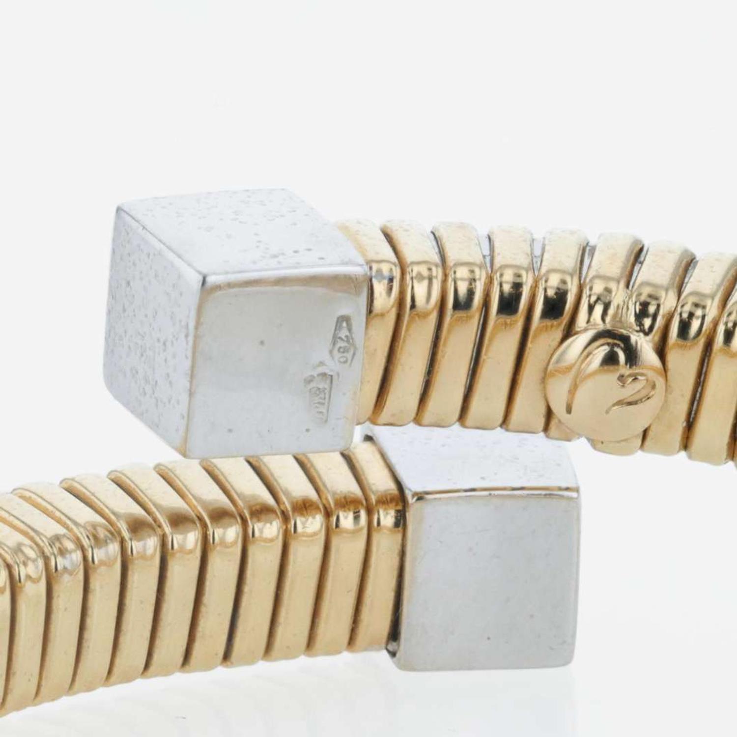 An 18K yellow gold and diamond cuff bracelet Florence, Italy