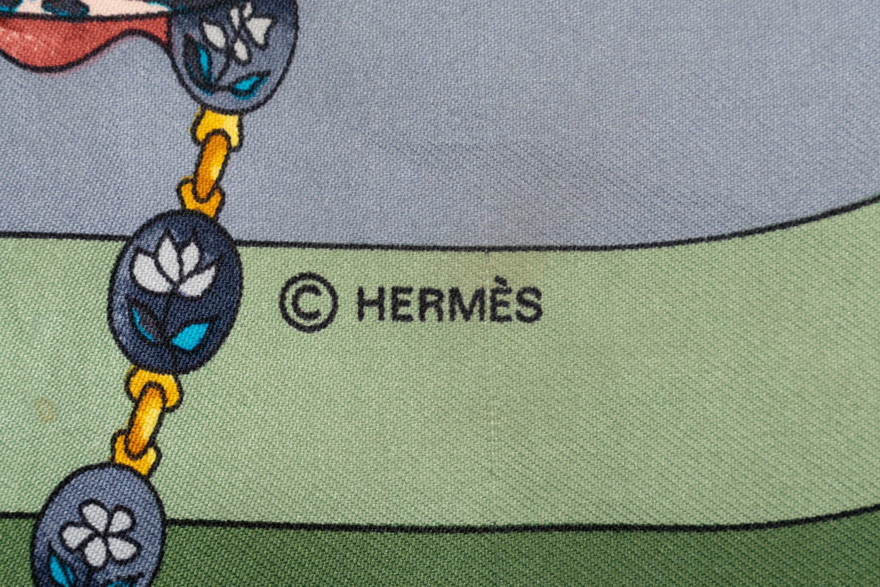 Three Hermès 90cm Silk Scarves