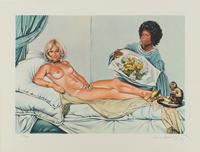 Mel Ramos ( complete portfolio of four prints with original cloth case)
