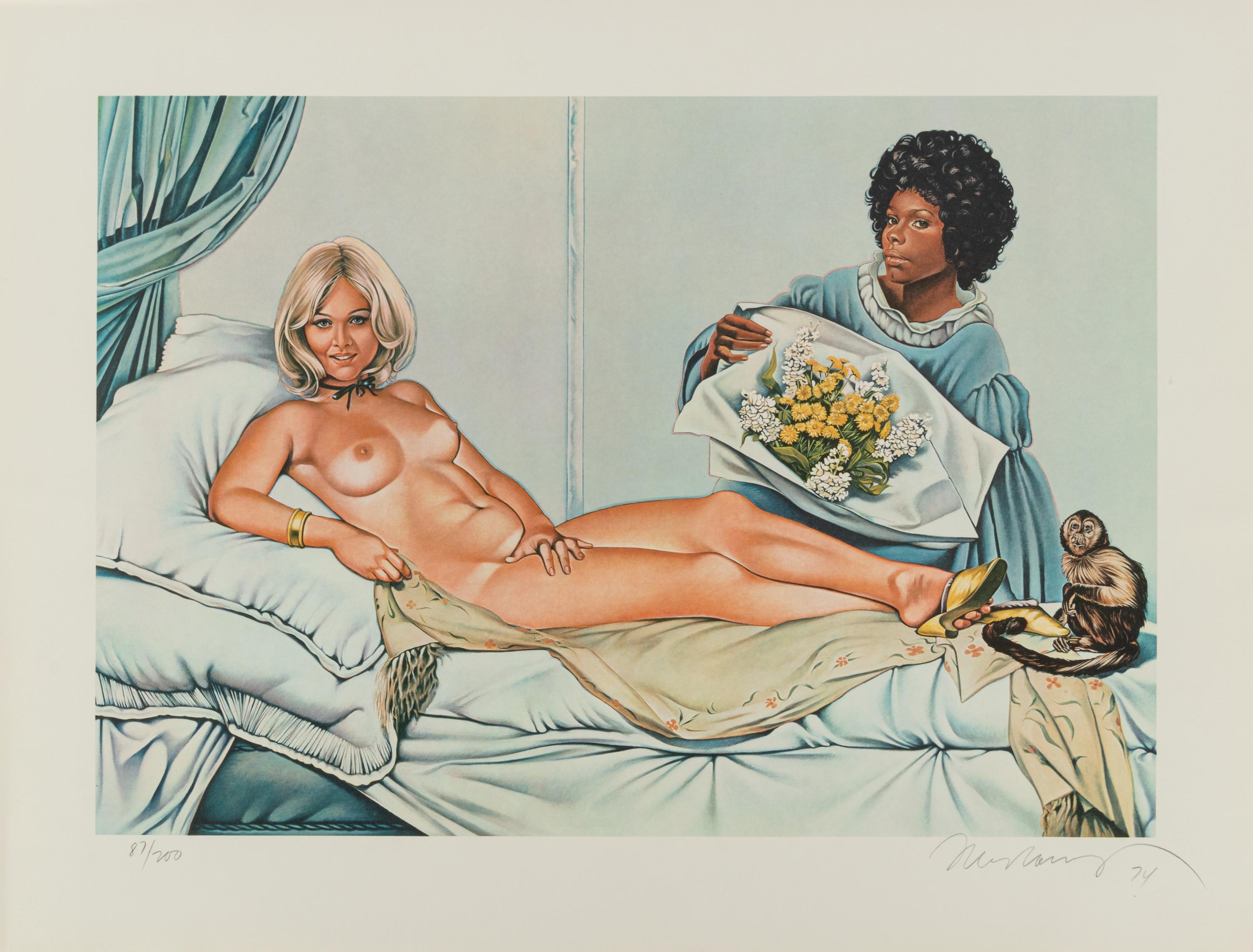 Mel Ramos ( complete portfolio of four prints with original cloth case)