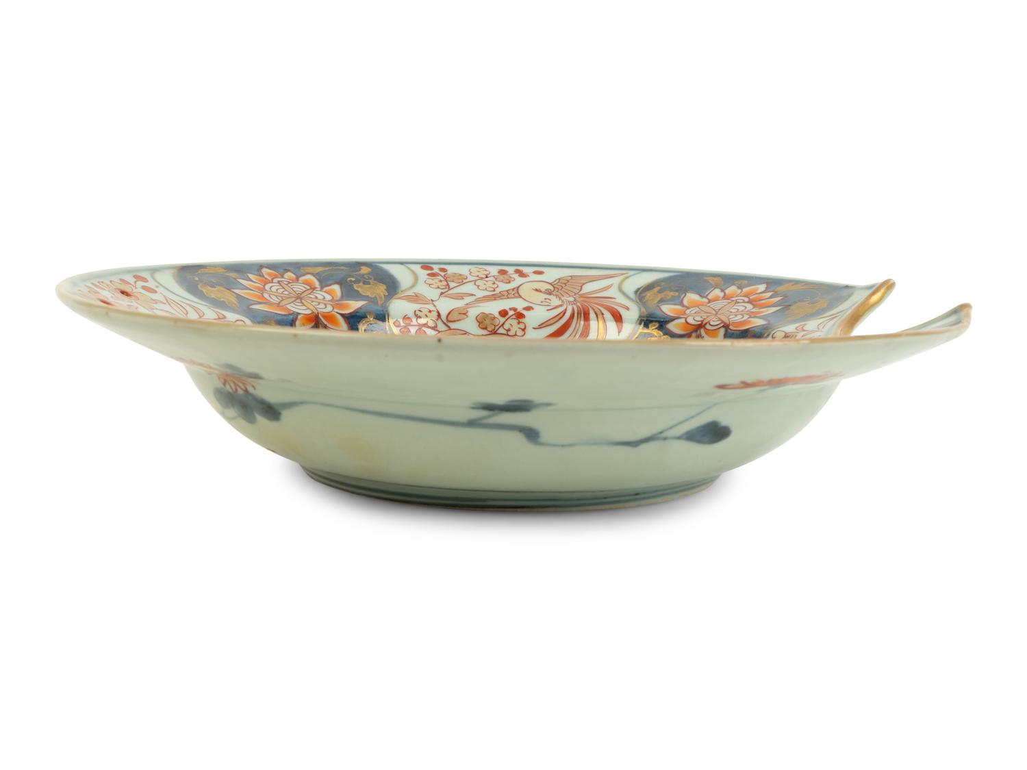 A Japanese Imari Porcleain Barber's Bowl — 19TH CENTURY