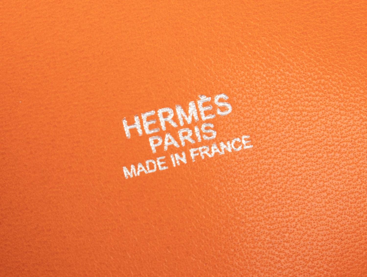 Hermès Orange Leather Bolide Bag 37cm, 2007