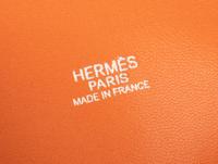 Hermès Orange Leather Bolide Bag 37cm, 2007