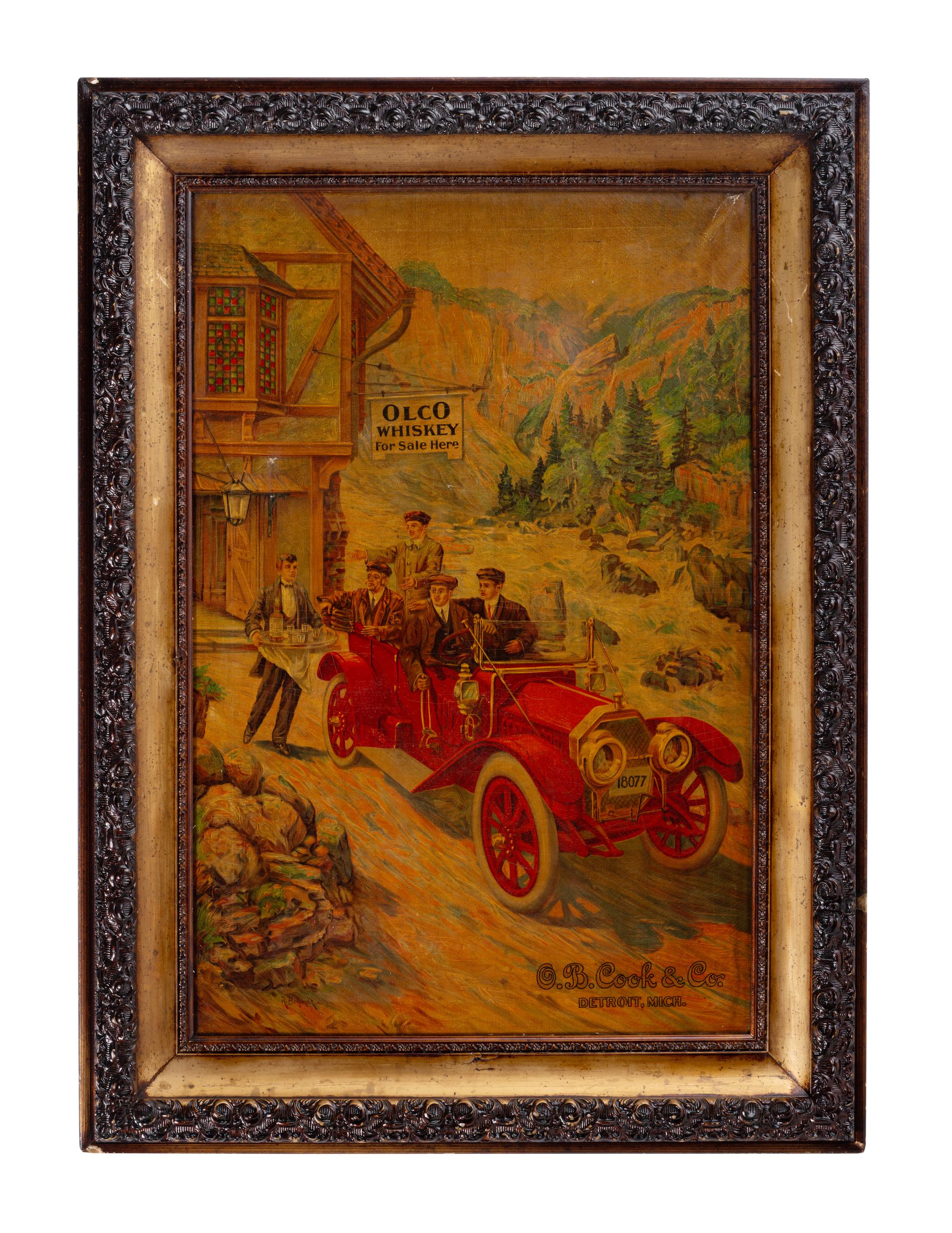 An O.B. Cook & Co. Olco Whiskey Advertisement