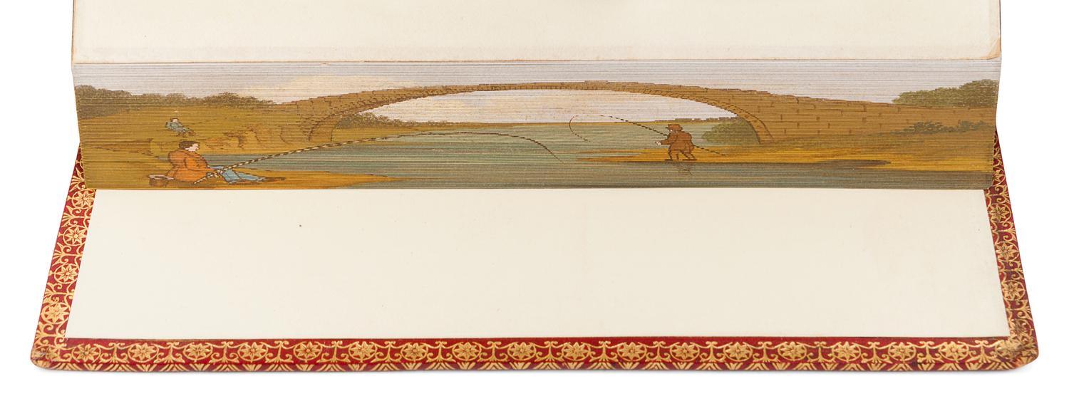 [FORE-EDGE PAINTINGS]. A group of 3 works containing fore-edge paintings, comprising: