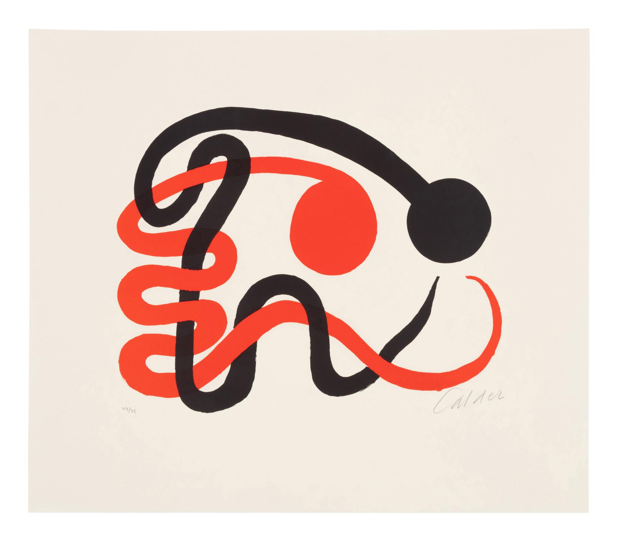 Deux Serpents noir et rouge