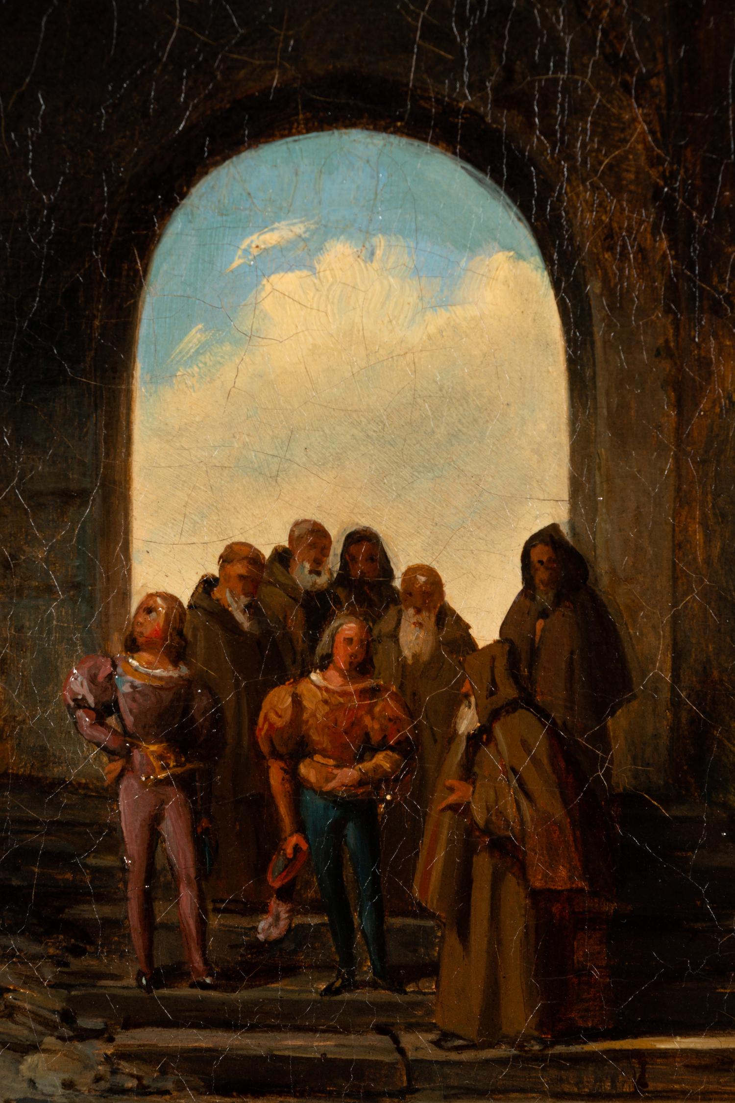 Renaissance Scene with Monks