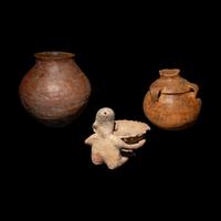 A Group of 3 Pre-Columbian Terracotta Objects