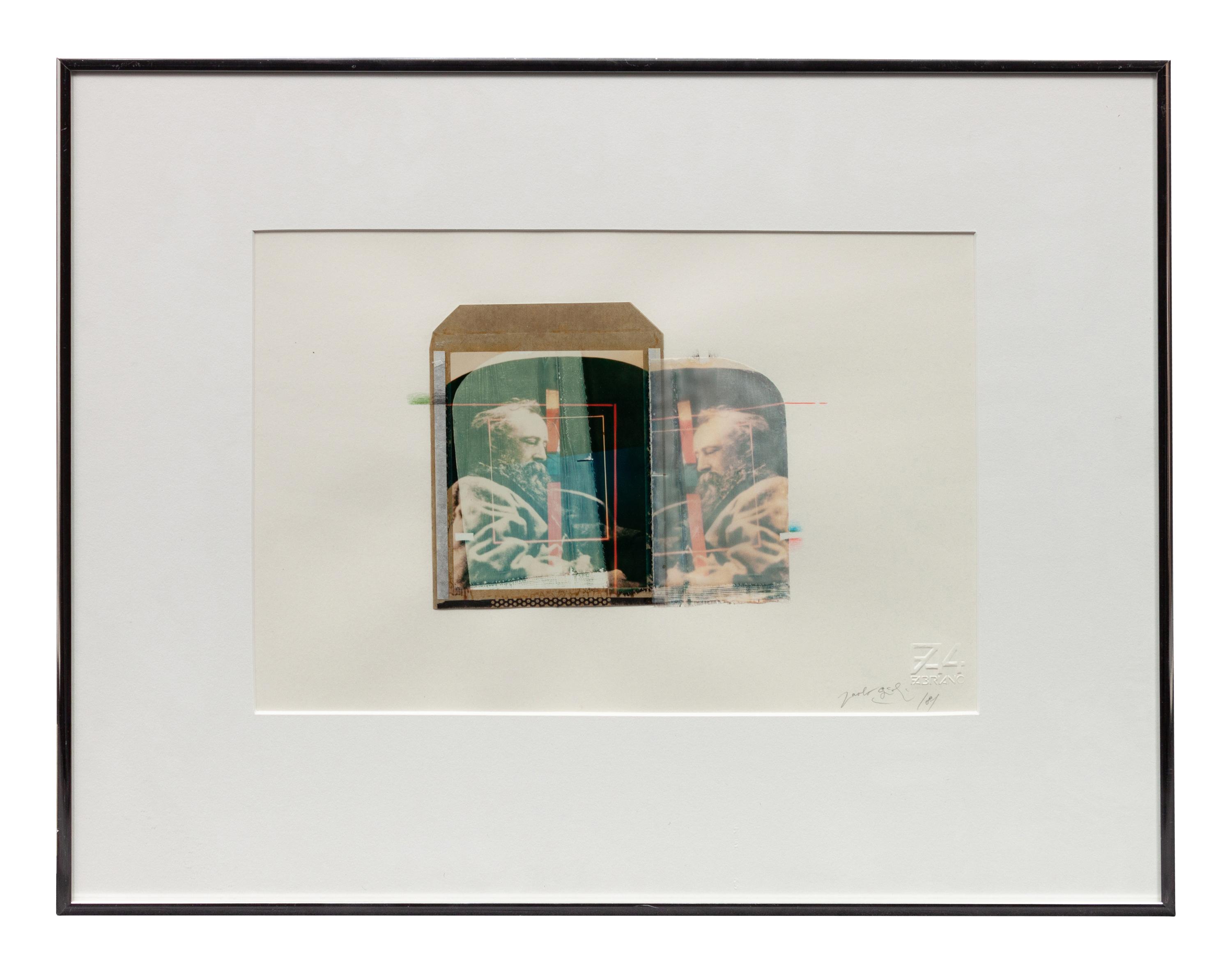 A pair of polaroids ( Untitled (double portrait of man with beard ), 1984; Courbet , 1984)