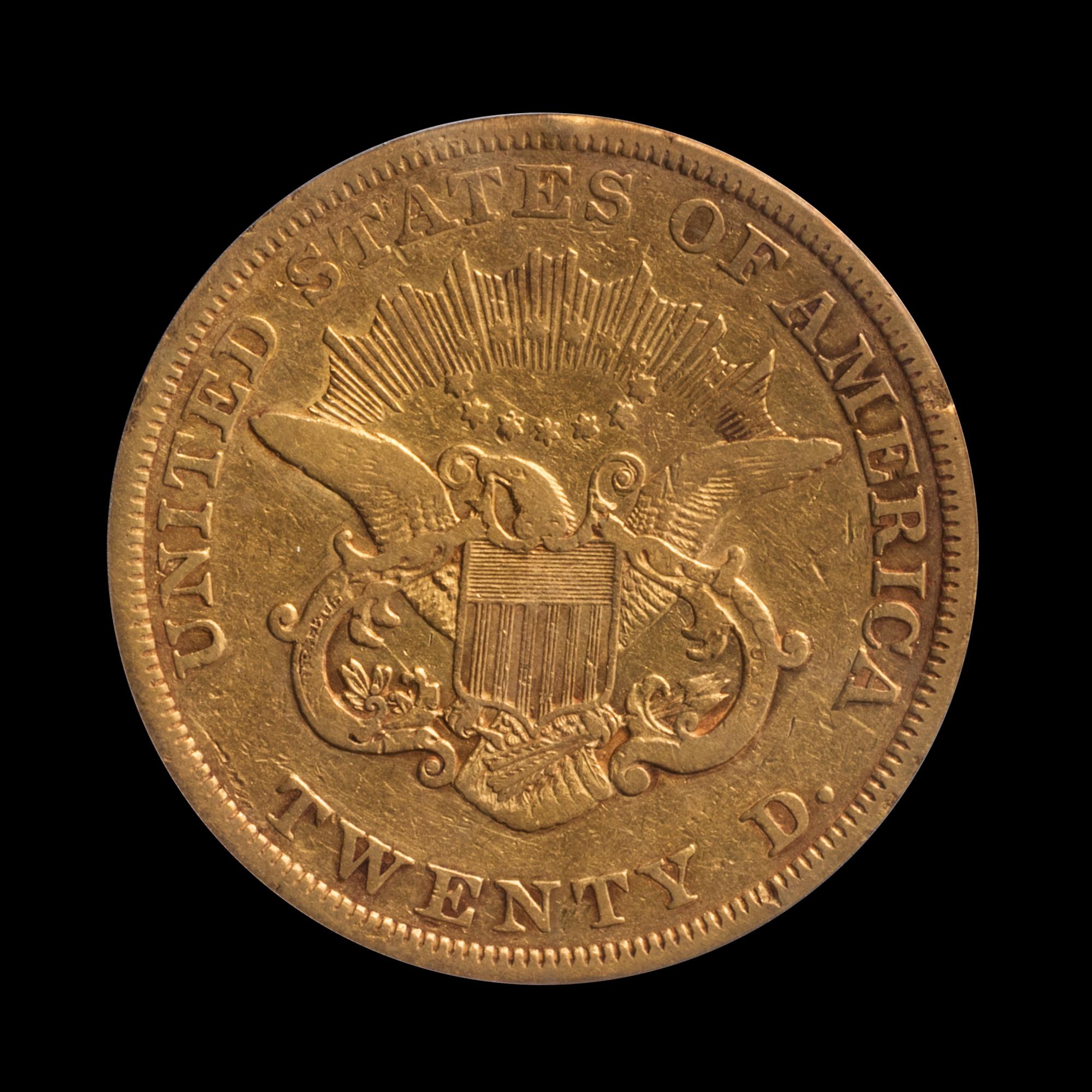 A United States 1851 Liberty Head $20 Gold Coin
