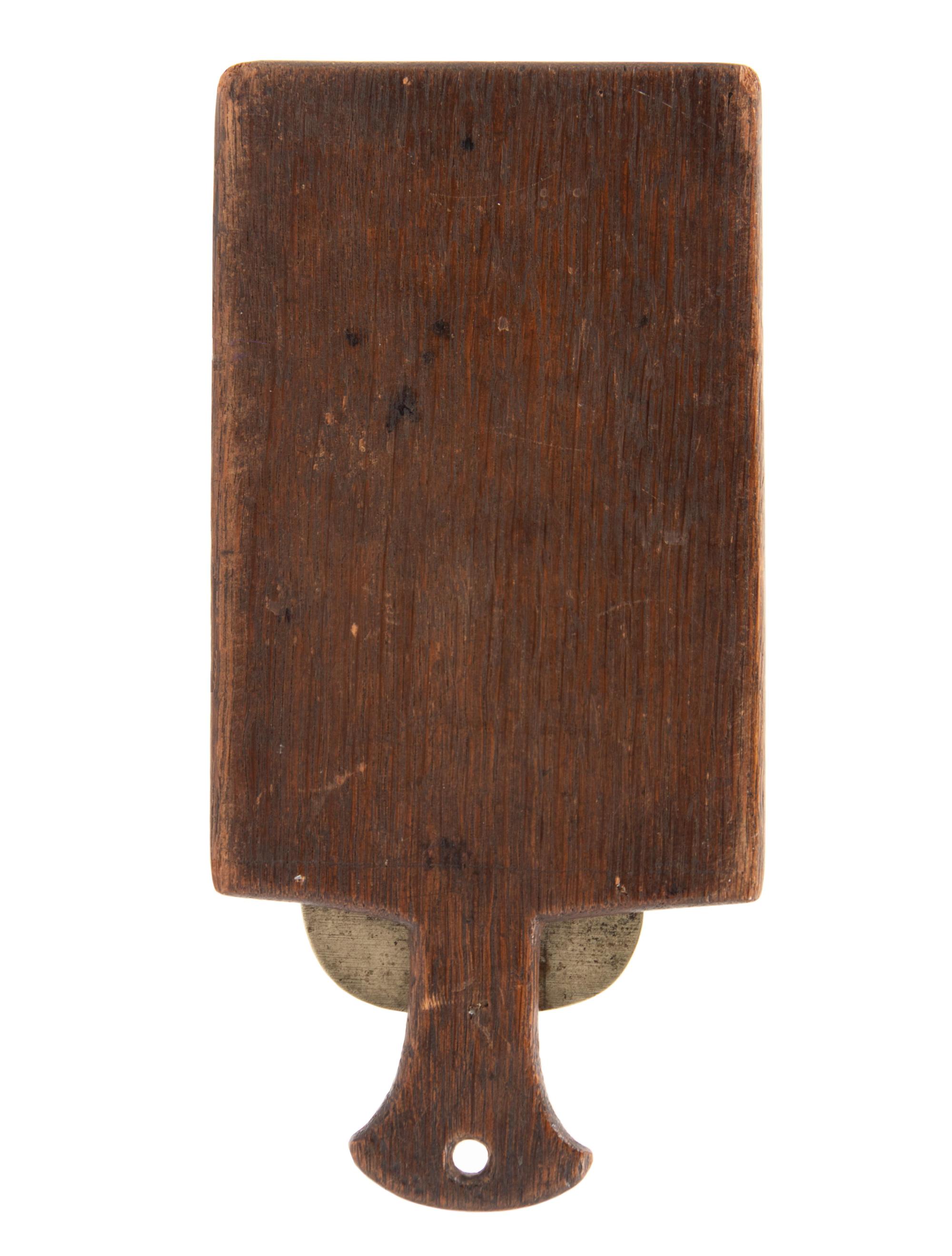 A 'John Elliot' Pewter Mounted Oak Horn Book