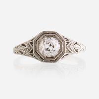 A diamond solitaire