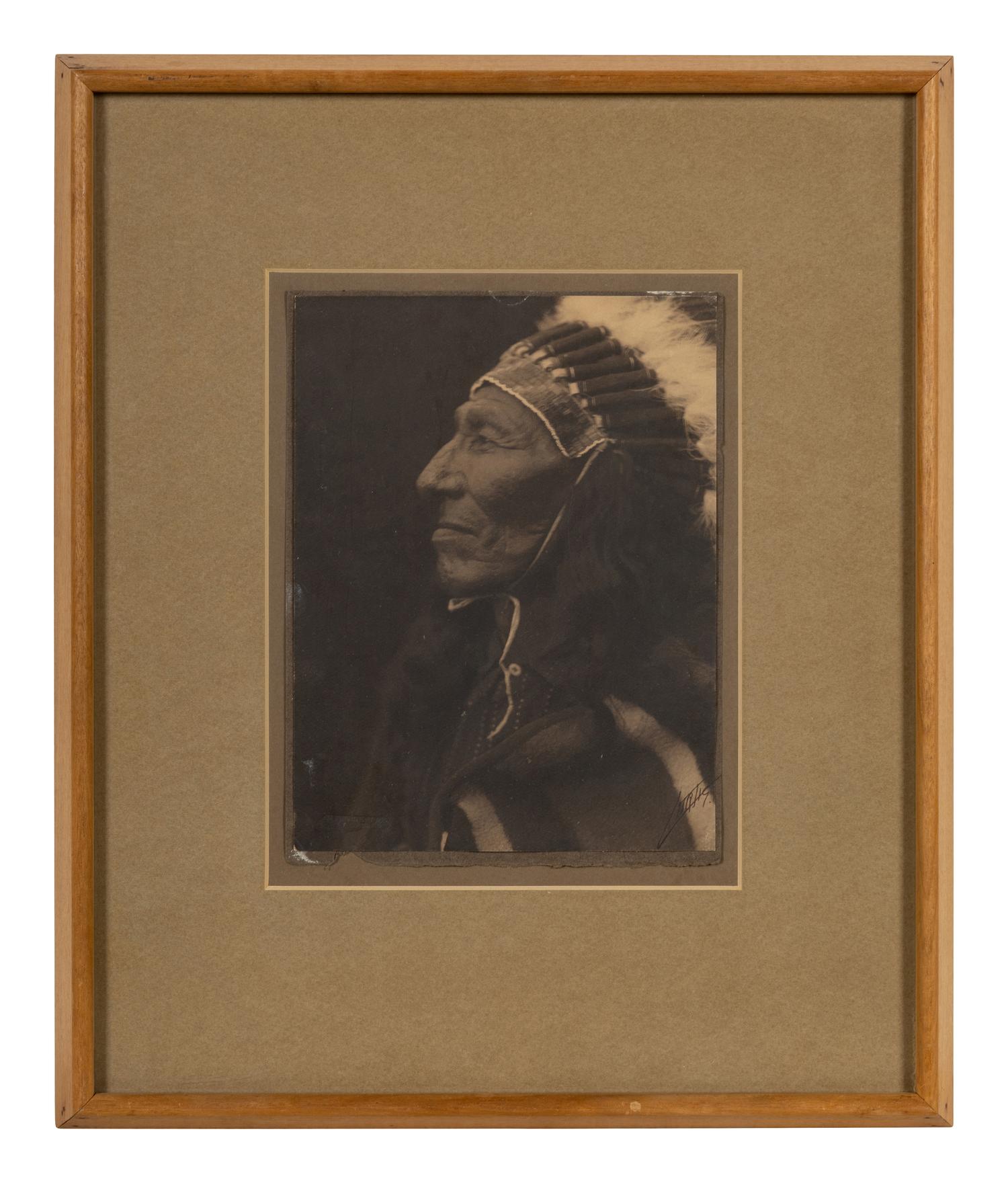 Edward S. Curtis (1868-1952) Chief in Profile, 1905