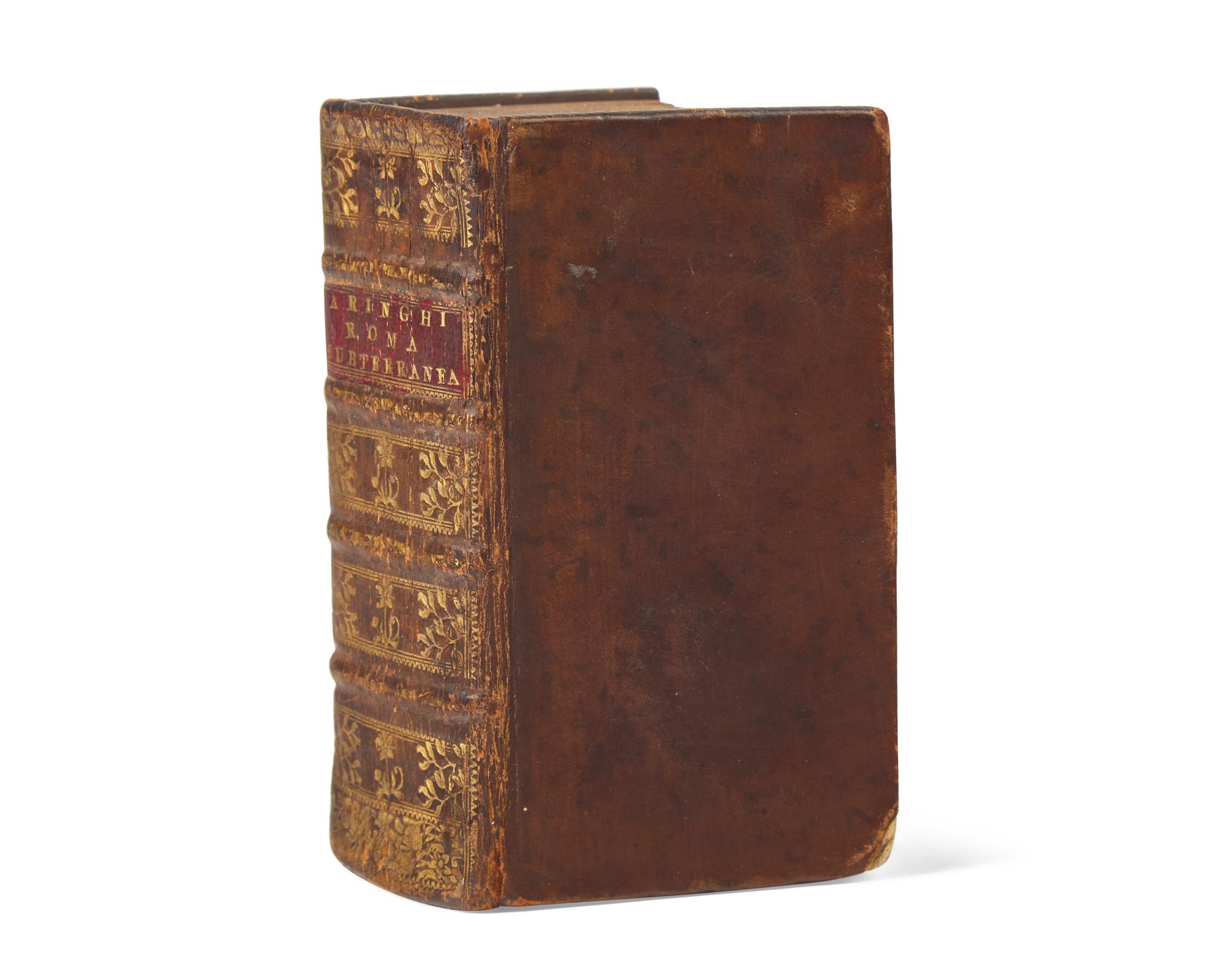 [Early Printing] Bosio, Antonio, and Pauli Aringhi. Roma Subterranea Novissima, in qua Antiqua Christianorum et Praecipue Martyrum Coemeteria, Tituli, Monimenta, Epitaphia, Inscriptiones, ac Nobiliora Sanctorum Sepulchra...