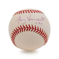 A Group of Nine Baseball Hall of Fame and Notables Signed Autograph Items (BAS Beckett Authentication Services Certified),