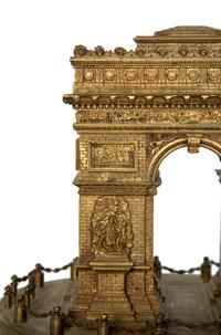 A Grand Tour Bronze Arc de Triomphe Model
