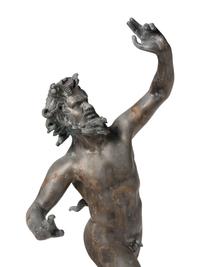 A Continental Bronze Figure of the Faun of Pompeii