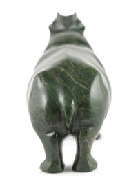 A Russian Carved Hardstone Hippopotamus