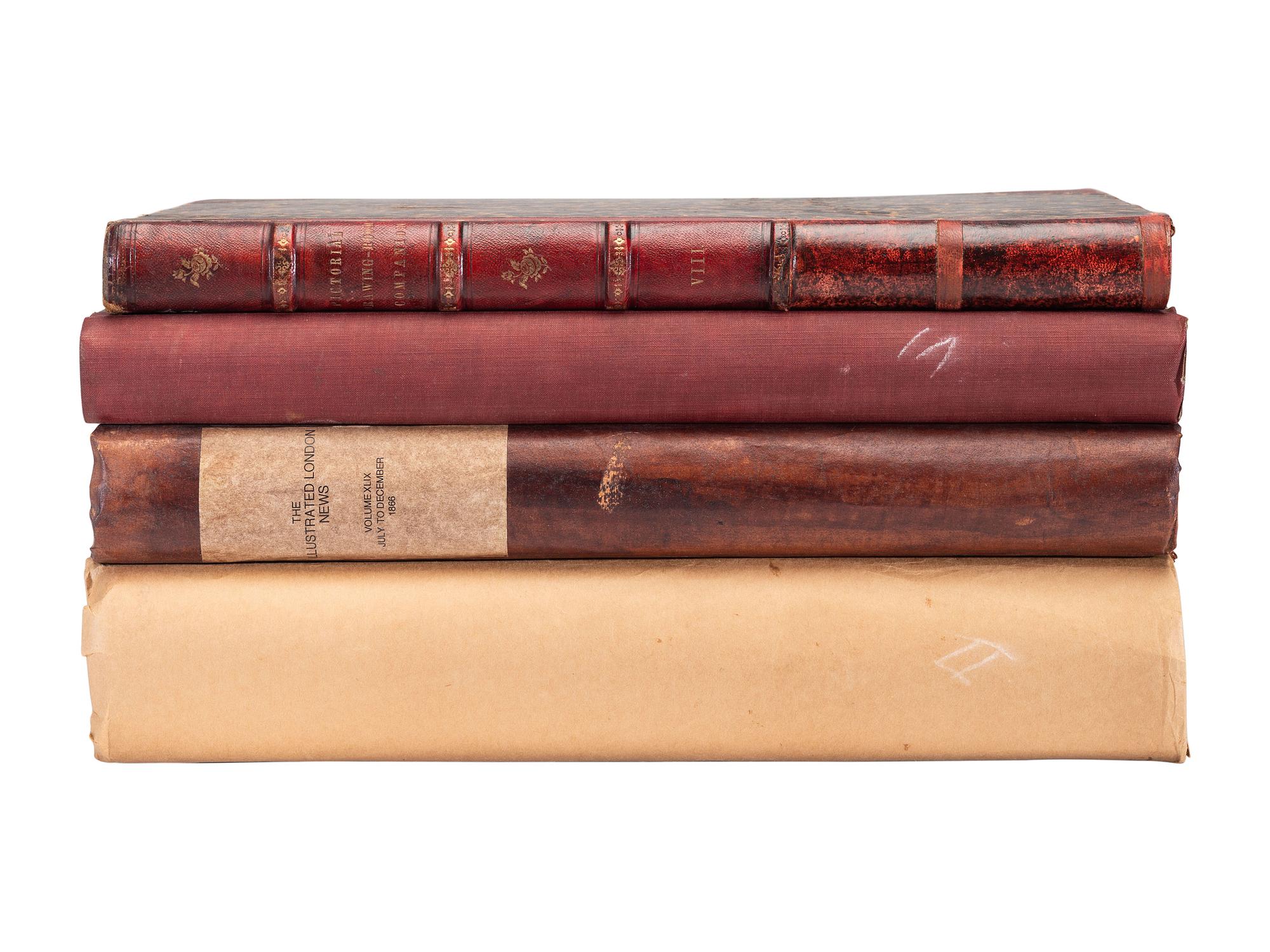 [CIVIL WAR]. Pictorial magazines and histories, incl. Harper's , Leslie's , & Illustrated London News .