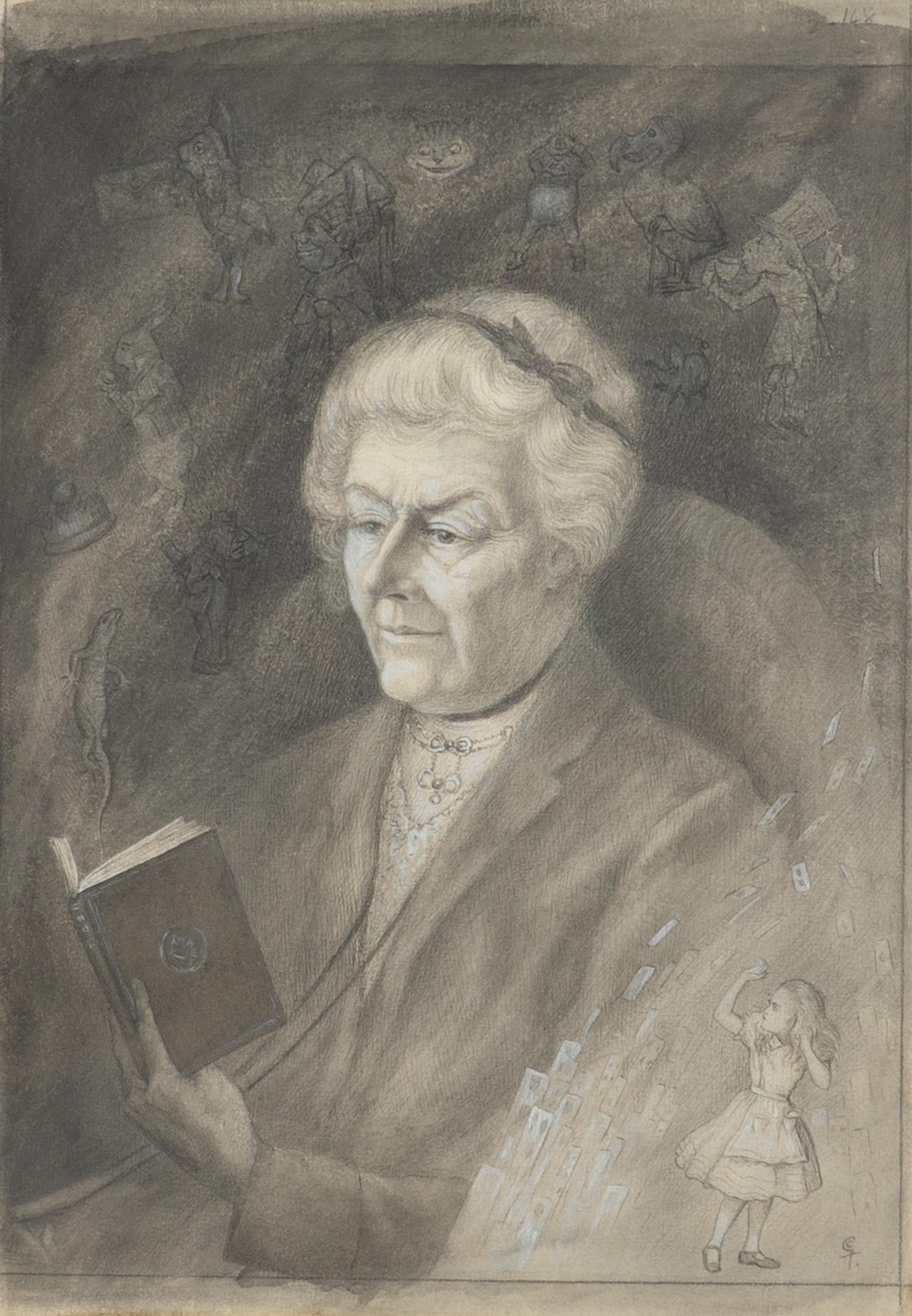 [DODGSON, Charles Lutwidge (“Lewis Carroll”) (1832-1898)]. TREW, Cecil G. (1897-1958), illustrator. Alice in Her Eightieth Year . Ca 1932.