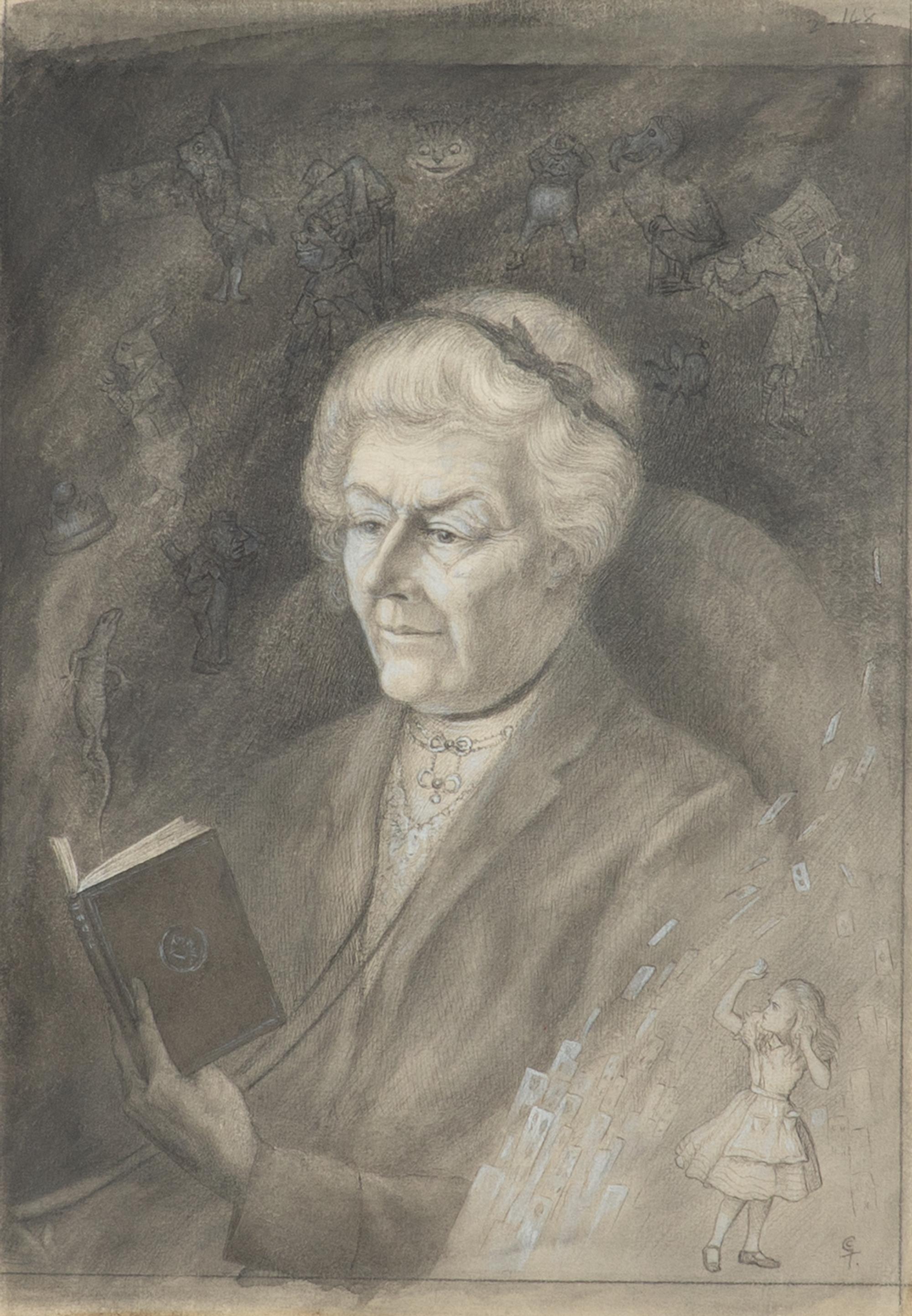 [DODGSON, Charles Lutwidge (“Lewis Carroll”) (1832-1898)]. TREW, Cecil G. (1897-1958), illustrator. Alice in Her Eightieth Year . Ca 1932.