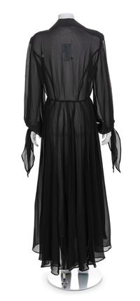 Thierry Mugler Black Sheer Maxi, 1991