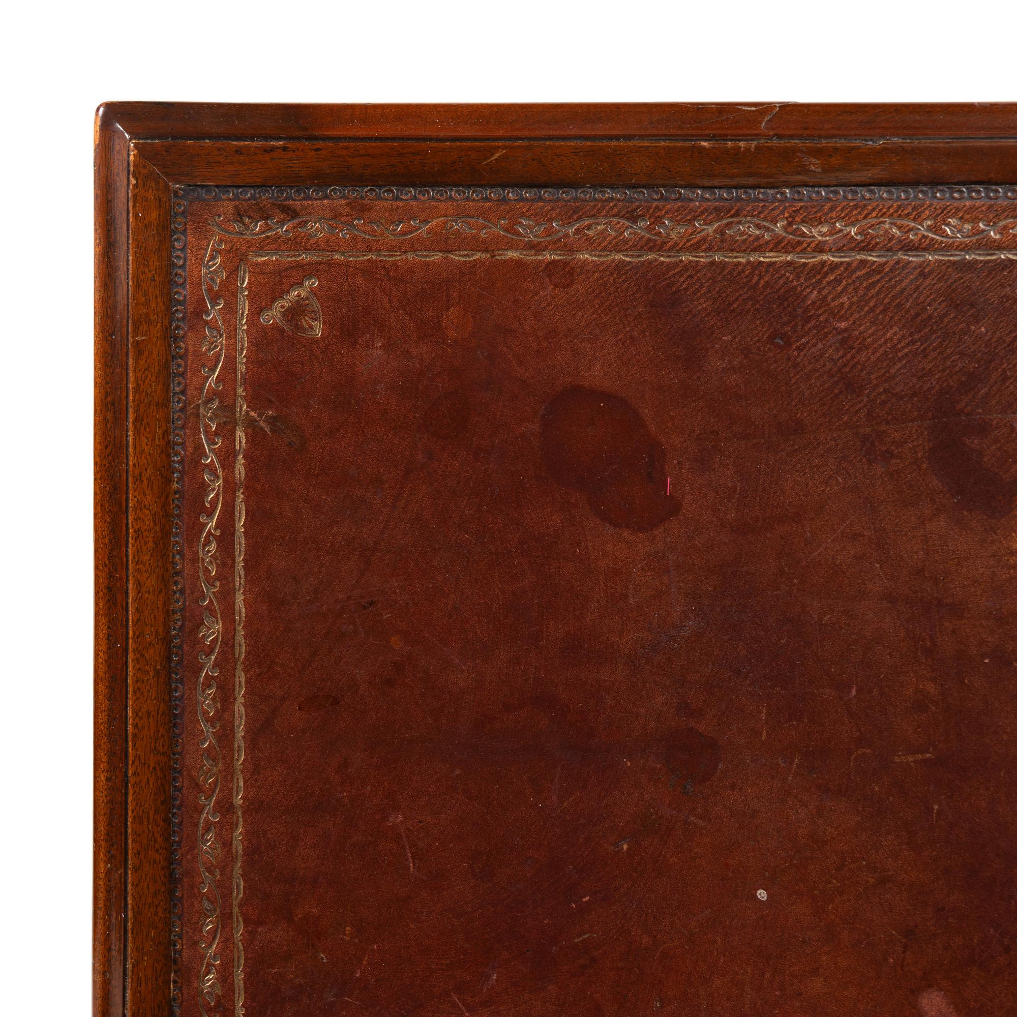 A George III Mahogany Partner's Desk