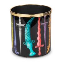 A Piero Fornasetti Shortsword Waste Paper Basket