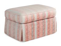 A Custom Bridgewater Style Easy Chair and Ottoman