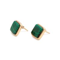 Yellow Gold and Malachite Earrings Lot is located and will ship from Denver, Colorado.