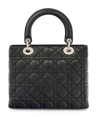Christian Dior Black Cannage Small Lady Dior Bag, 2007