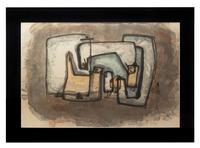Artist Unknown, (Japanese, 20th century), Abstract Figures