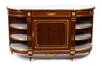 A Louis XVI Style Partially Ebonized and Bronze Mounted Side Cabinet Height 40 x width 68 x depth 21 inches. — EARLY 20TH CENTURY