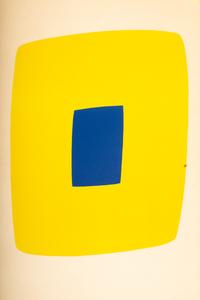 Jaune avec Bleu Foncé (Yellow with Dark Blue) (from Suite of Twenty-Seven Color Lithographs ), 1964-1965