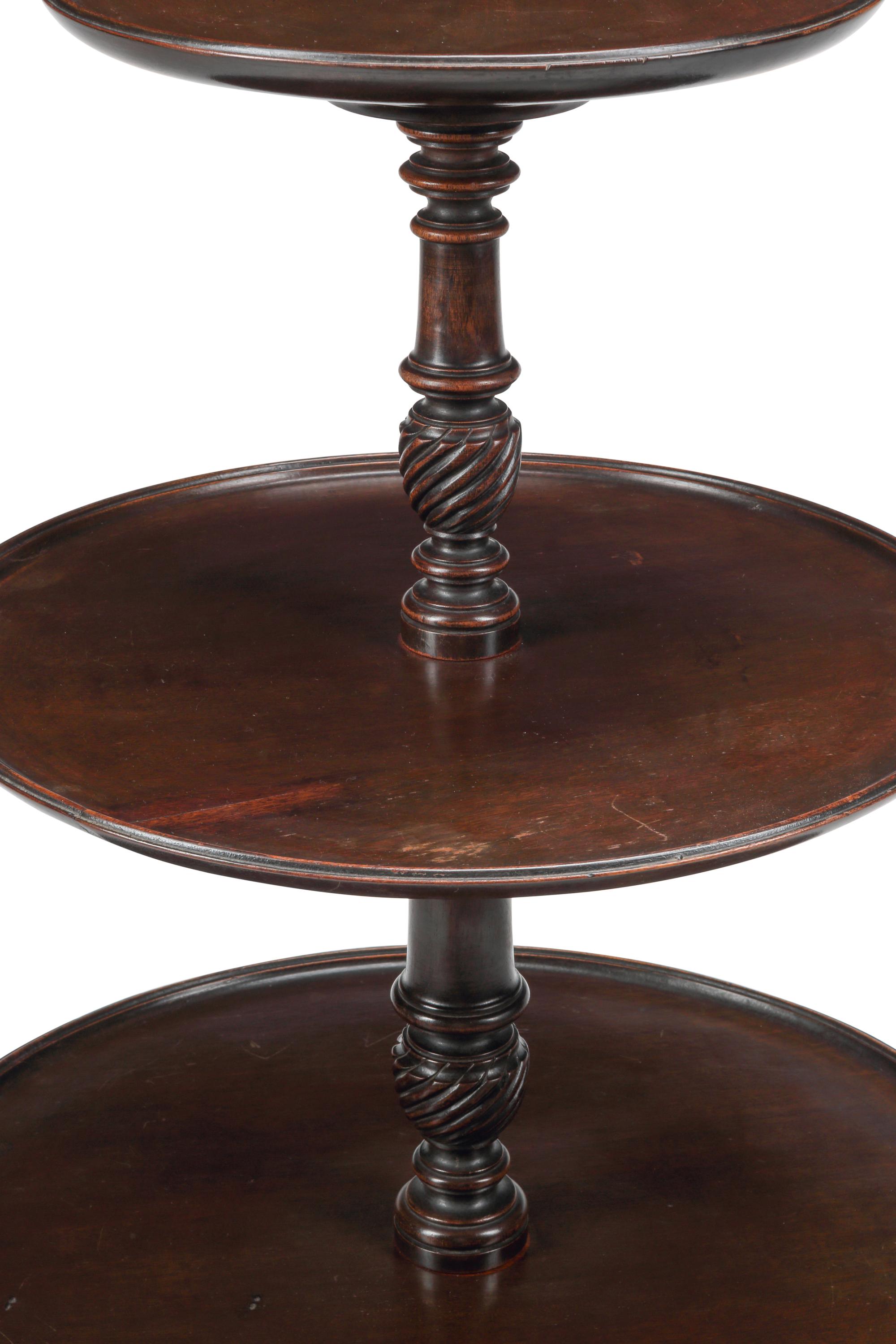 An English Mahogany Dumbwaiter