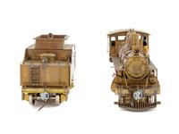 A Japanese Brass O-Gauge 4-4-0 Locomotive and Tender