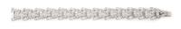 A Platinum and Diamond Bracelet, 28.60 dwts.