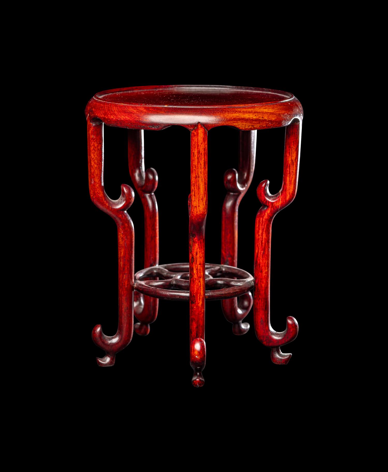 Four Chinese Hardwood Scholar's Objects