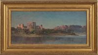 Alexander Kellock Brown (British,1849-1922) - The Temple of Philae on the Nile