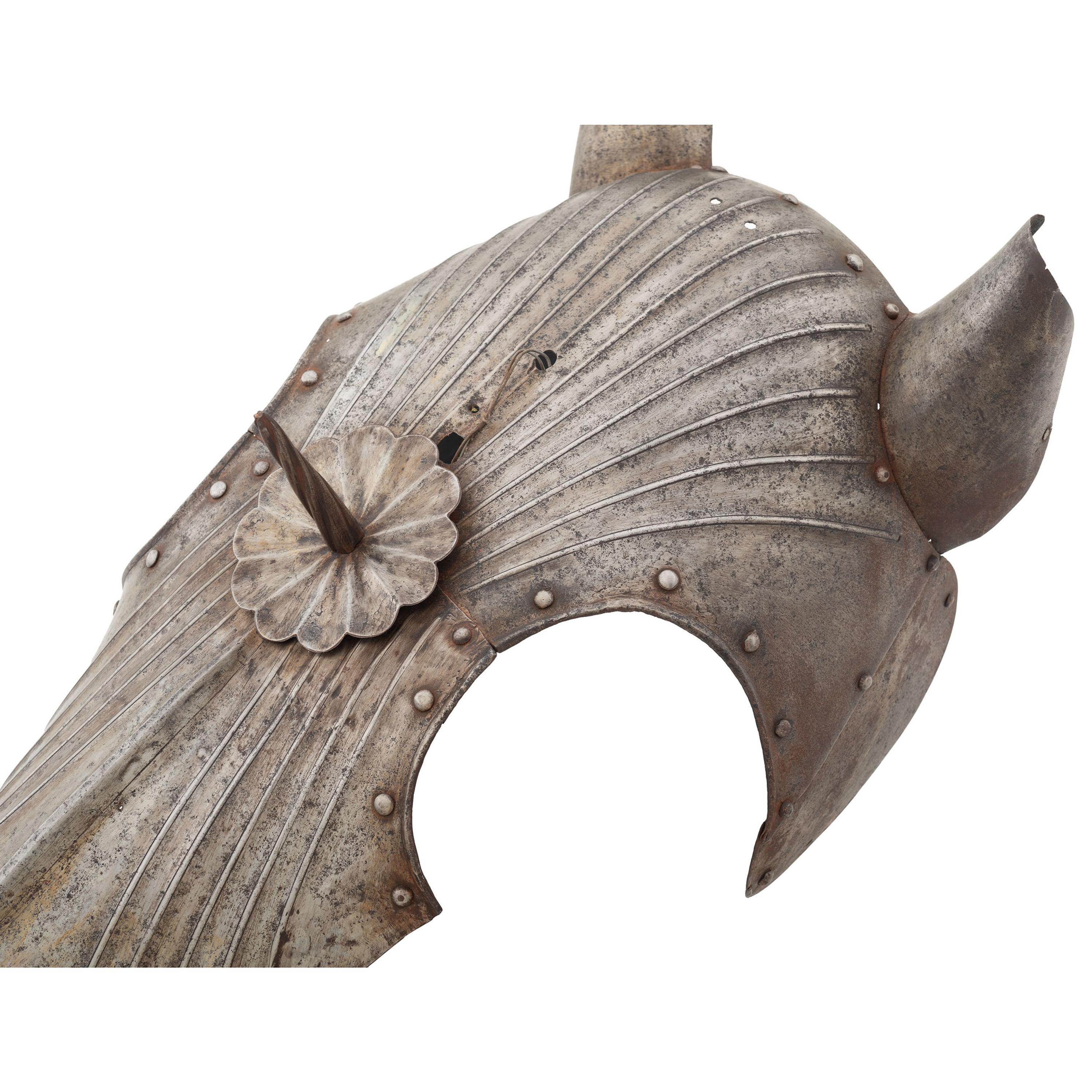 19th Century Reproduction Germanic Unicorn Style Chanfron (Shaffron) Facial Armor for a War Horse