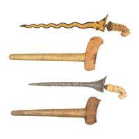 Lot of 2 Madura Keris
