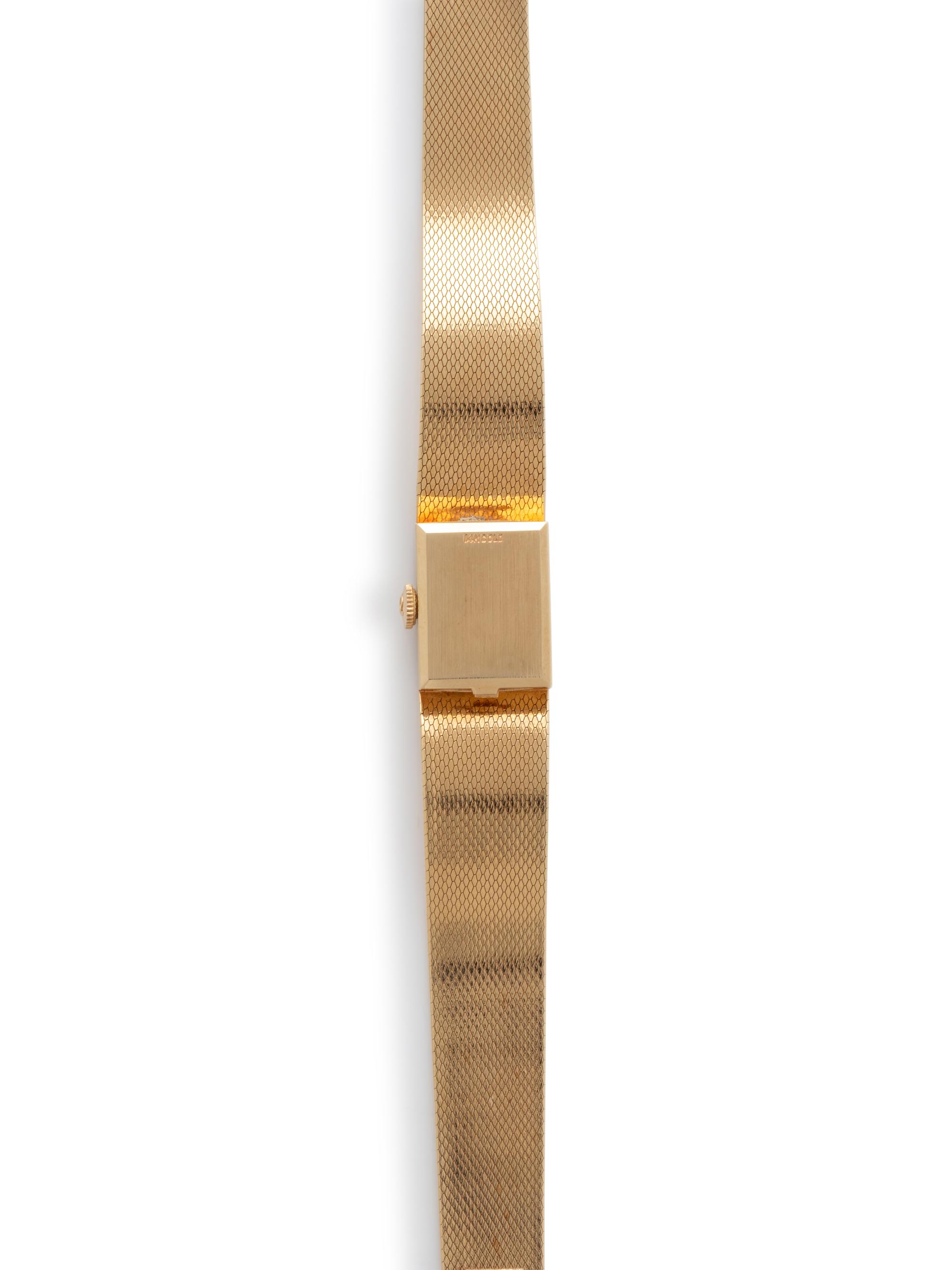 OMEGA, 14K YELLOW GOLD WATCH