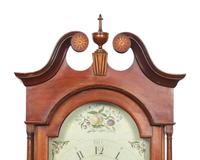 A Federal Inlaid Cherry Tall Case Clock