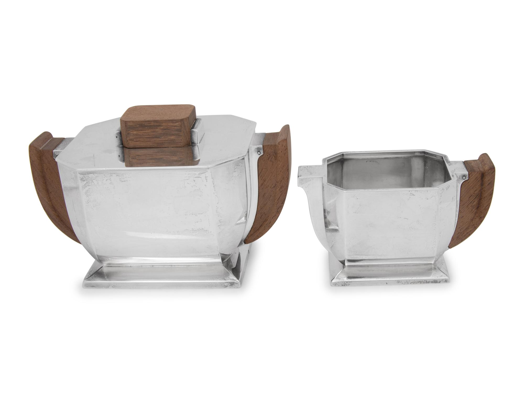 A French Silver Four-Piece Tea and Coffee Service