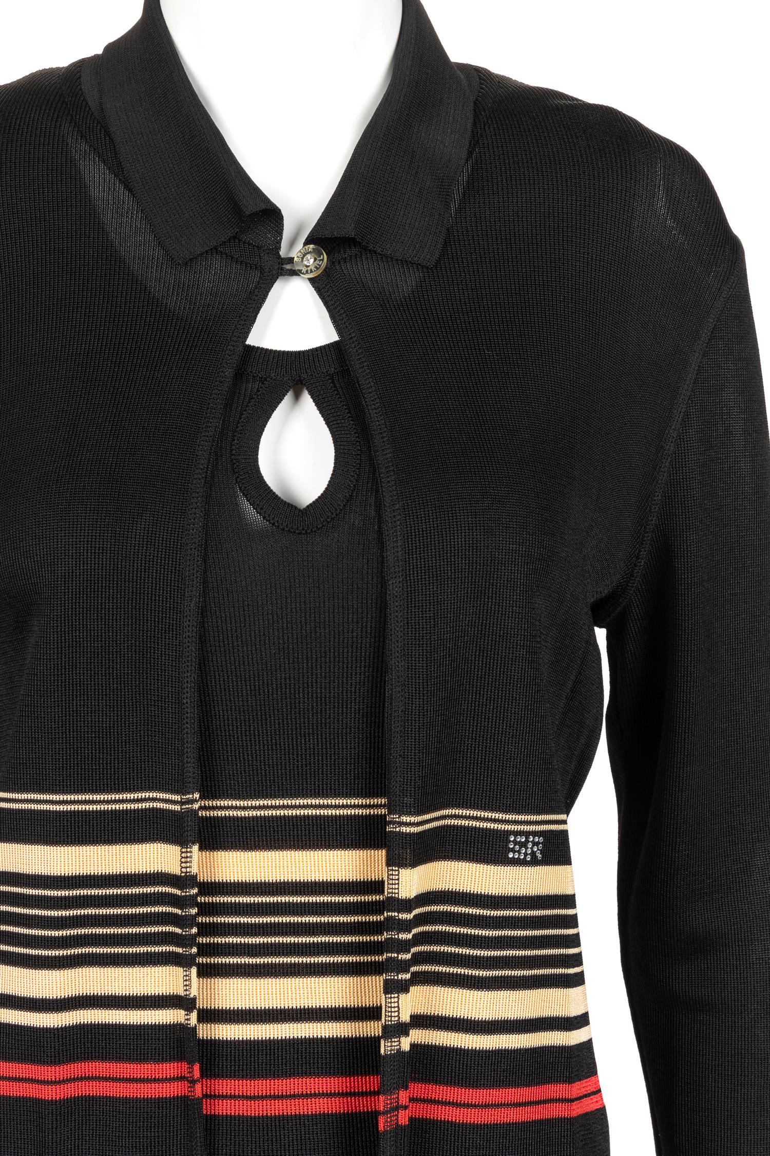 One Sonia Rykiel Three-Piece Ensemble and One Chanel Knit Top, 1990s