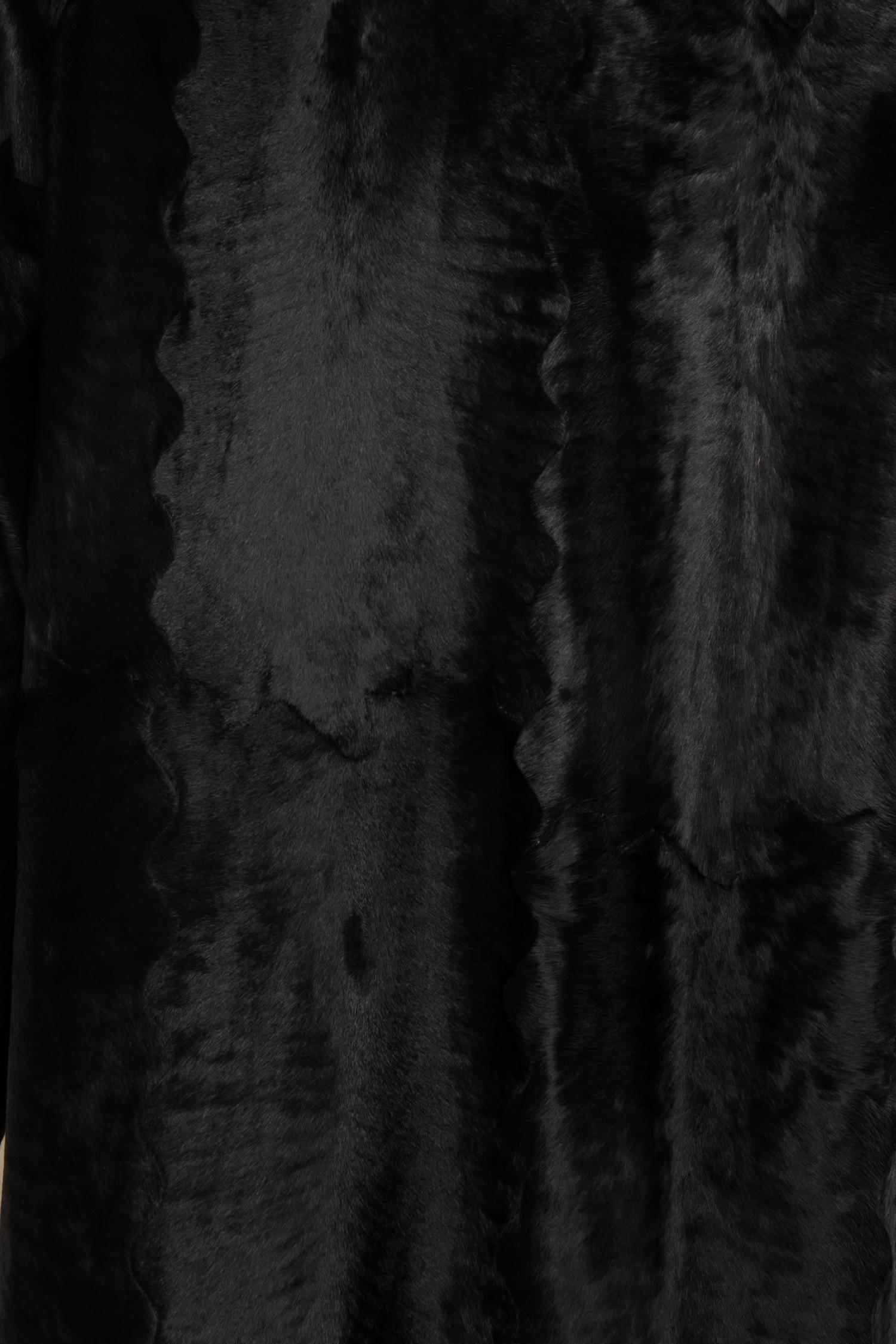 J. Mendel Broadtail Jacket Trimmed with Sable