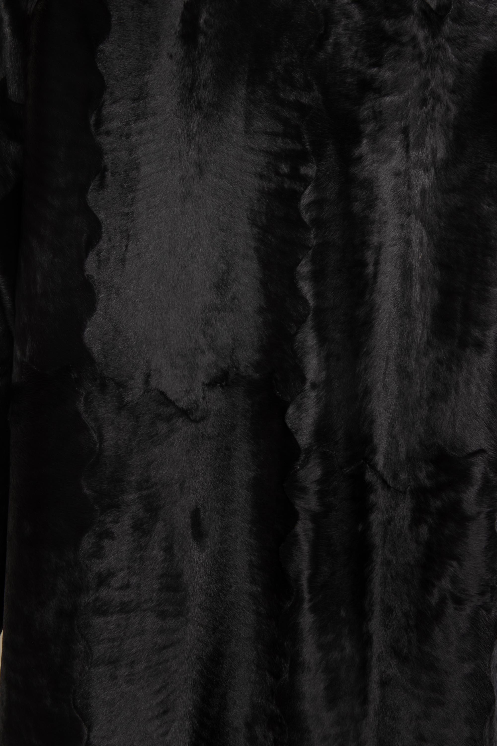 J. Mendel Broadtail Jacket Trimmed with Sable